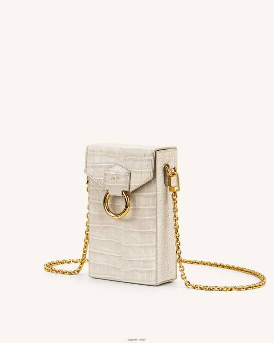 كو JW PEI حالة الهاتف سلسلة لولا تمساح العاج حقيبة الهاتف 6604F187