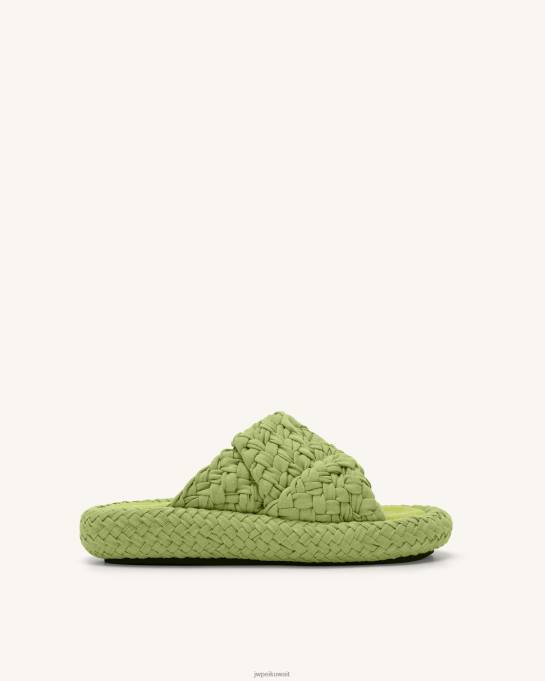 كو JW PEI صندل بنعل سميك ليلى ليمون اخضر صندل 6604F344